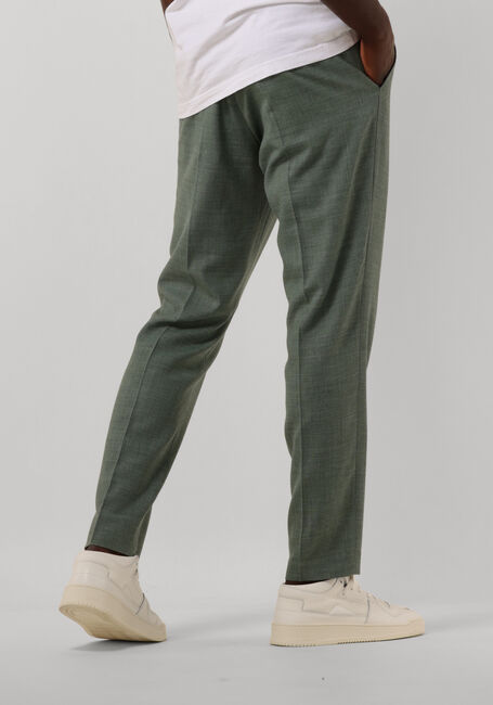 SELECTED HOMME Pantalon SLHSLIM-OASIS LINEN TRS NOOS en vert - large