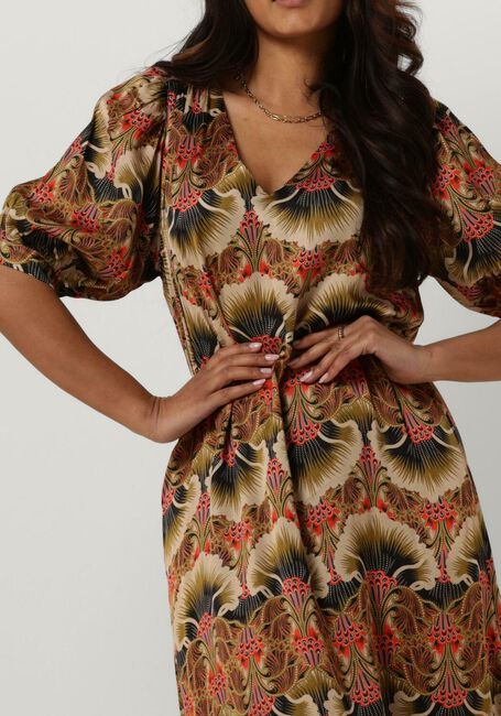Multi SUMMUM Maxi jurk DRESS V-NECK ART NOUVEAU - large