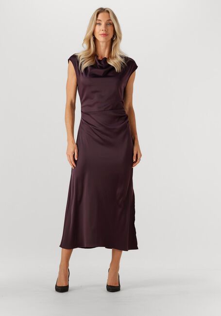 Bordeaux MODSTRÖM Midi jurk TAILORMD DRESS - large