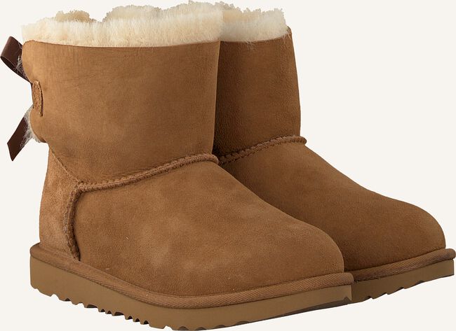 Cognac UGG Vachtlaarzen MINI BAILEY BOW II KIDS Cognac UGG Vachtlaarzen MINI BAILEY BOW II KIDS - large