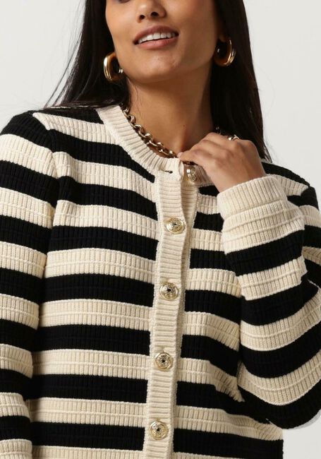Y.A.S. Gilet YASSIRIKA LS KNIT CARDIGAN en beige - large