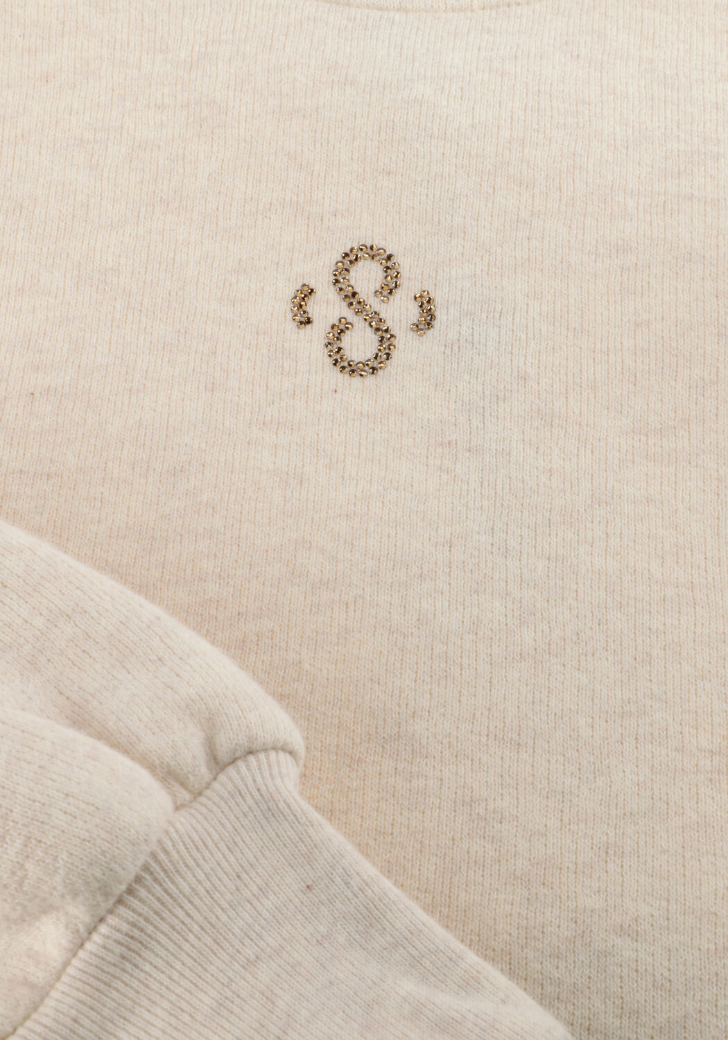 Ecru SUMMUM Trui SWEATSHIRT SOFT SWEAT - large