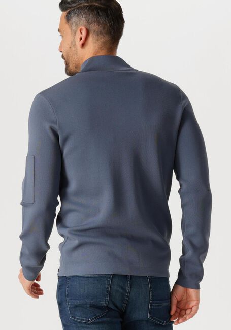 Blauwe GENTI Trui TURTLE ZIP - large