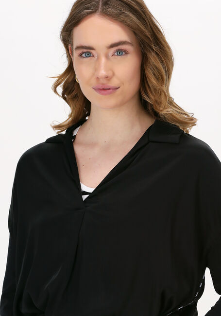 Zwarte 10DAYS  FLOWY BLOUSE - large