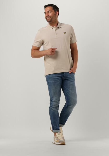 LYLE & SCOTT Polo CREST TIPPED POLO SHIRT en beige - large