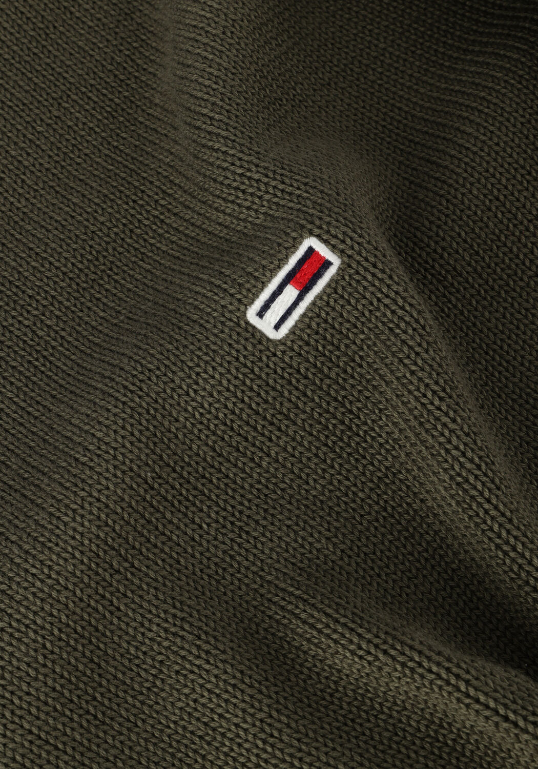 Donkergroene TOMMY JEANS Sweater TJM SLIM ESSNTLS C-NECK SWEATER - large