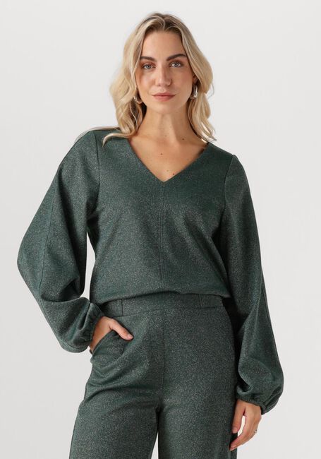 Donkergroene STUDIO ANNELOES Top CLAUDINA SPARKLE TOP - large