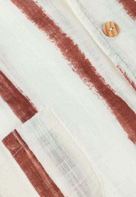 PLAY UP PRINTED WOVEN SHIRT Blouses en marron - large