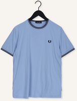 FRED PERRY T-shirt TWIN TIPPED T-SHIRT Bleu clair FRED PERRY T-shirt TWIN TIPPED T-SHIRT Bleu clair - medium