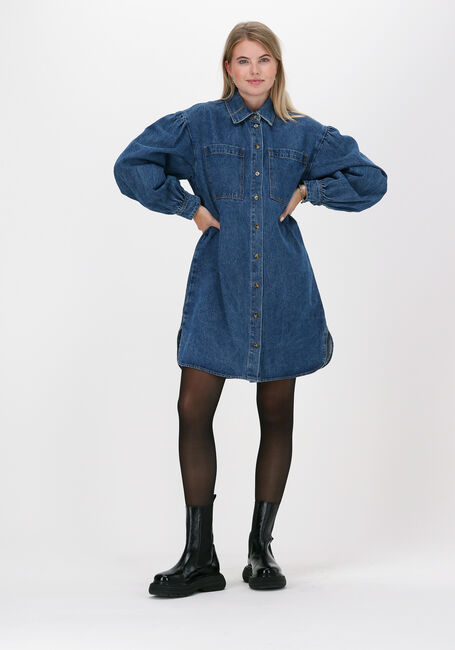 Blauwe MOVES Mini jurk LIPI - large