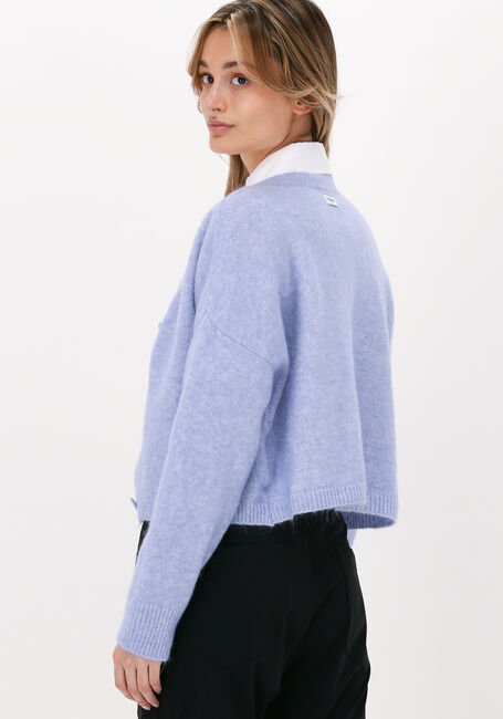 Paarse PENN & INK Vest CARDIGAN - large