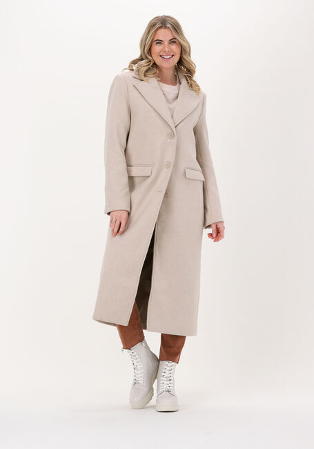 Taupe RIANNE MEIJER x NA-KD Mantel SEAM DETAIL COAT - large