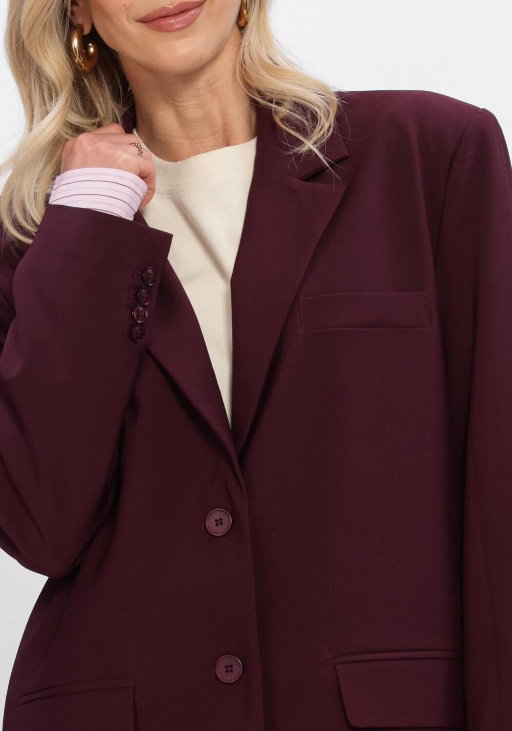 STUDIO AMAYA Blazer HAVEN BLAZER Bordeaux - large