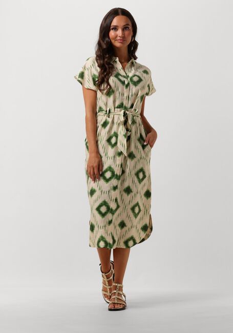 OBJECT Robe midi OBJBERRY S/S LONG DRESS Sable - large