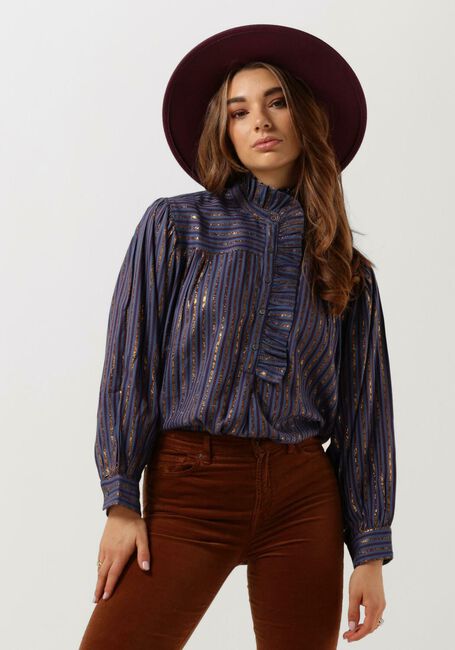 Blauwe ANTIK BATIK  EDDY BLOUSE - large