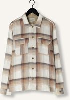 CAST IRON Surchemise LONG SLEEVE SHIRT SLUB CHECK Sable CAST IRON Surchemise LONG SLEEVE SHIRT SLUB CHECK Sable - medium
