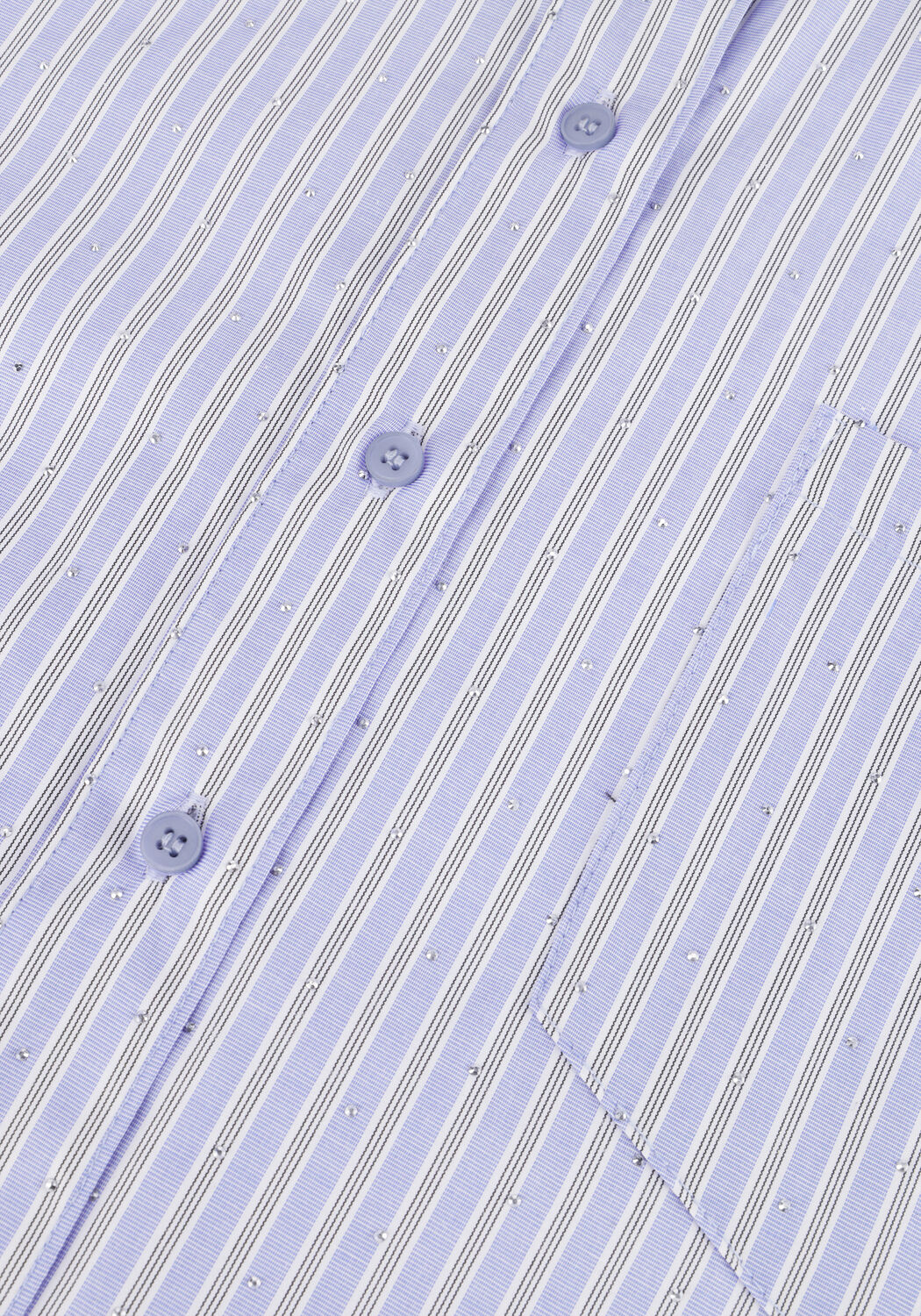 NEO NOIR DALMA STRIPE STONE SHIRT Blouses en bleu - large