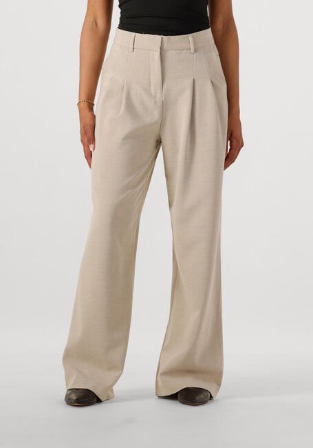 MSCH COPENHAGEN Pantalon MSCHMIRABELLE MICHELLE HW PLEAT PANTS en beige - large