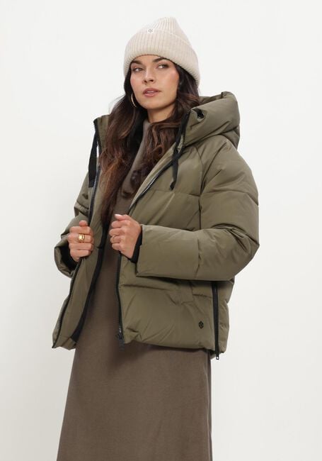 MSCH COPENHAGEN Veste matelass&eacute; MSCHPAVINARIA SHORT JACKET Kaki - large
