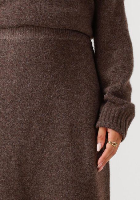 NOTRE-V Jupe maxi NV-GITA en marron - large