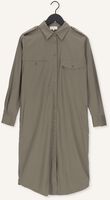 Khaki LEVETE ROOM Midi jurk ISLA SOLID 44 DRESS Khaki LEVETE ROOM Midi jurk ISLA SOLID 44 DRESS - medium