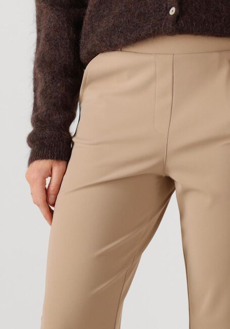 Zand STUDIO ANNELOES Flared broek FLAIR BONDED TROUSERS - large