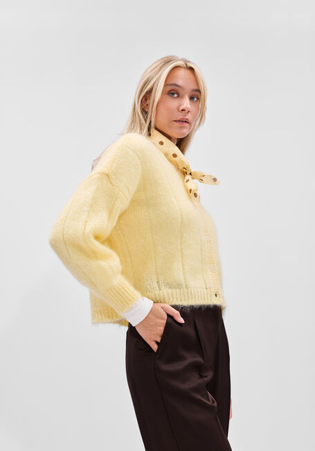 Gele DES PETITS HAUTS Vest CHOUETTE - large