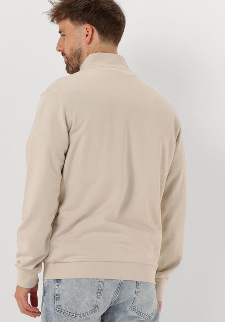 LYLE & SCOTT Chandail LOOPBACK QUARTER ZIP SWEAT Écru - large
