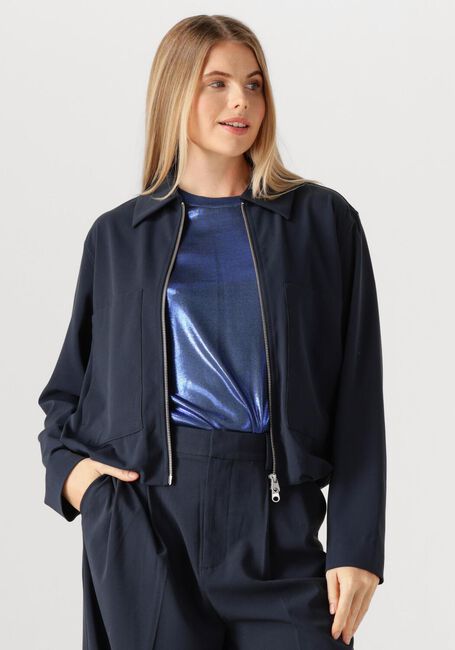 Donkerblauwe MOS MOSH Blazer MMKARMEN PANAMA JACKET - large