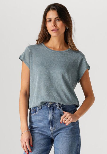 MINUS Haut CARLINA KNIT TEE en bleu - large
