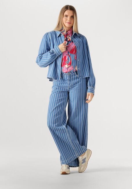 POM AMSTERDAM JEANS DENIM STRIPES BLUE Jeans en bleu - large