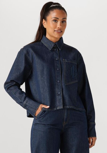IBANA BRISA BLOUSE Blouses Bleu foncé - large