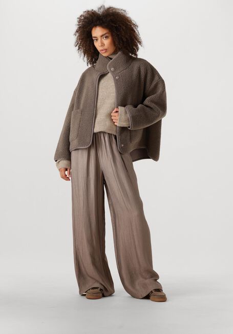 KNIT-TED Manteau Teddy JILL en marron - large