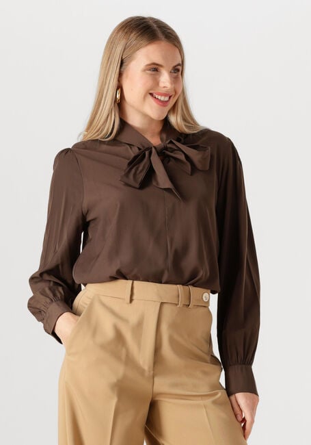 Bruine MSCH COPENHAGEN  MSCHJULIANA TIE TOP - large