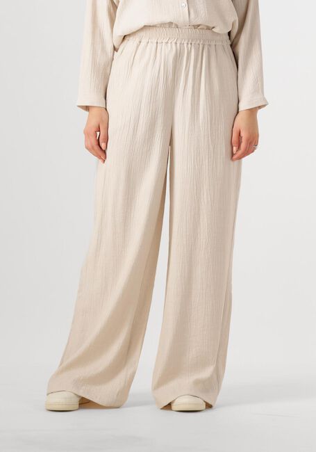KNIT-TED Pantalon large JALOU en beige - large