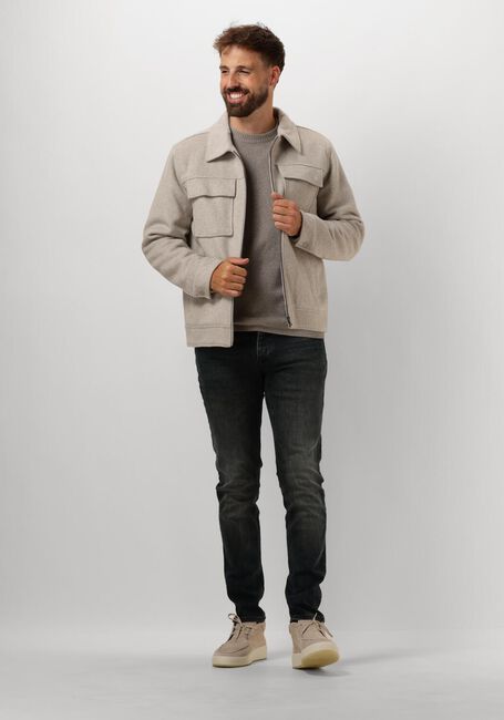 Beige DSTREZZED Jack COLTON WOOL JACKET - large