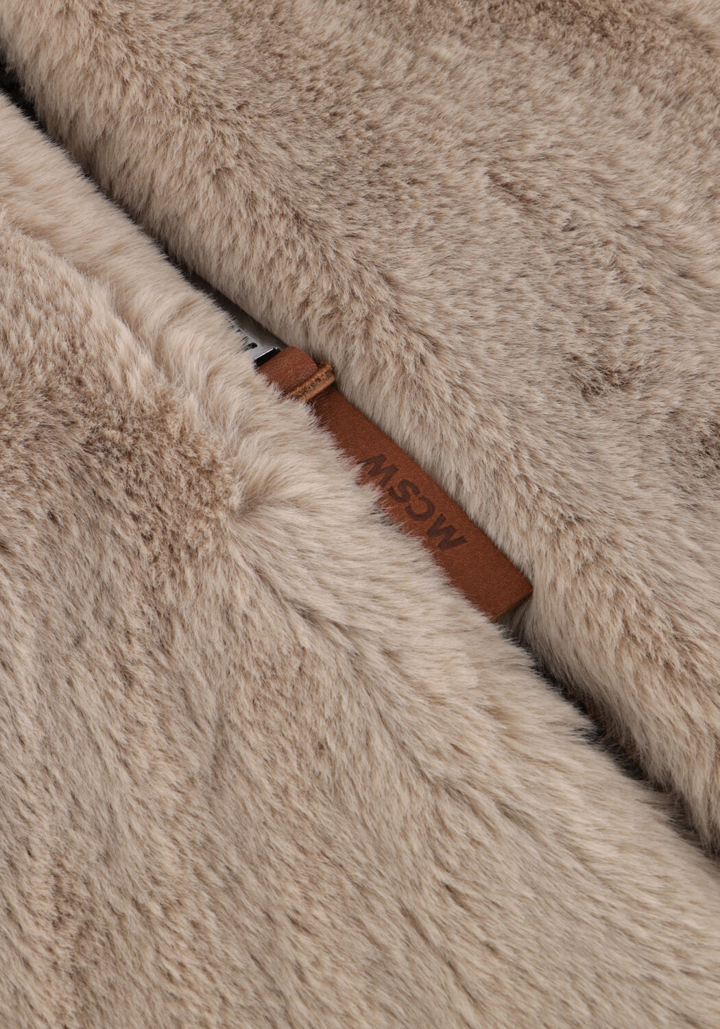 Beige MOSCOW Faux fur jas 08-08-EVELYN-3 - large
