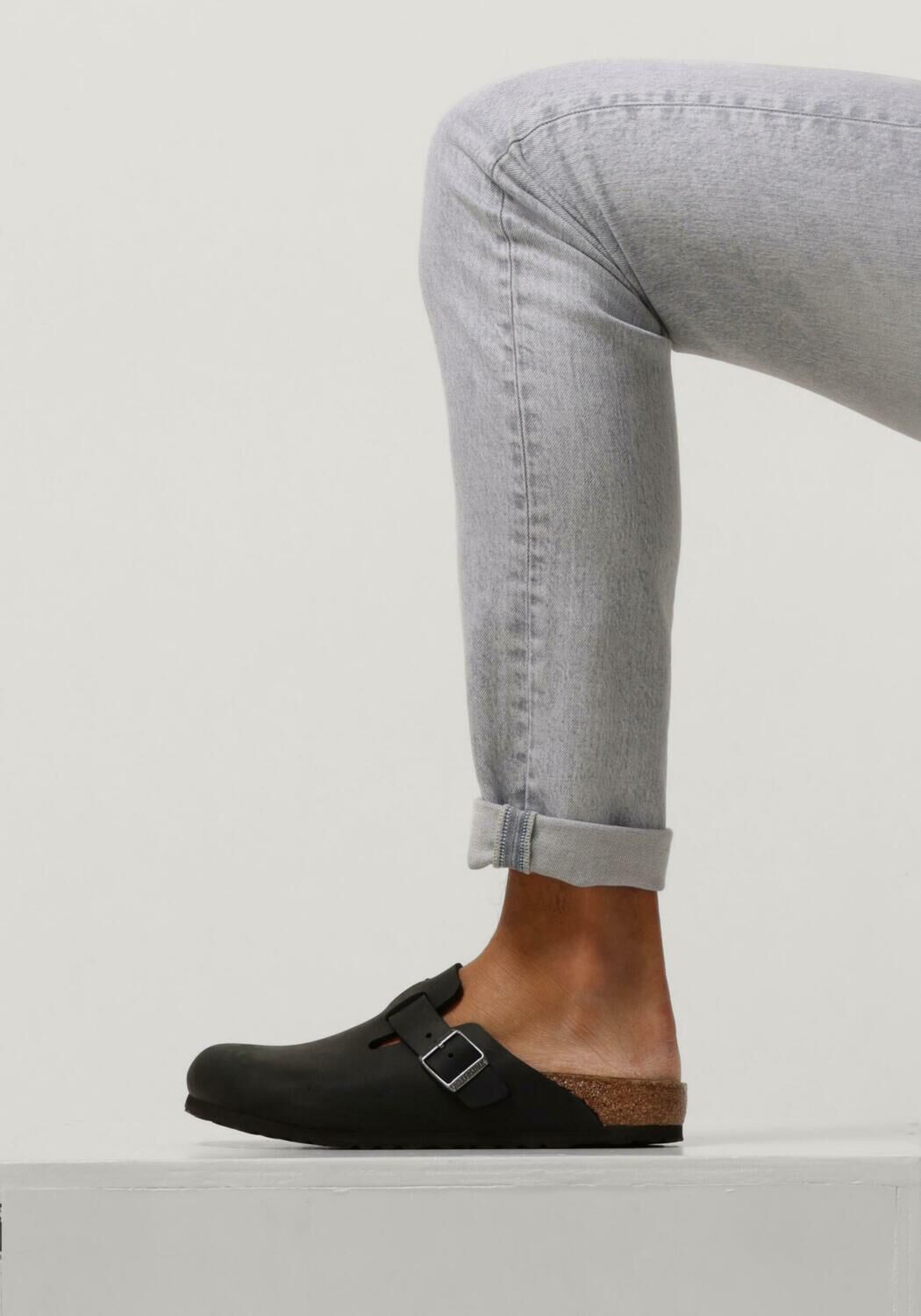 Zwarte BIRKENSTOCK Instappers BOSTON HEREN - large