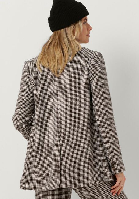 COLOURFUL REBEL Blazer RIKKI JACQUARD DOGTOOTH BOYFRIEND BLAZER en marron - large