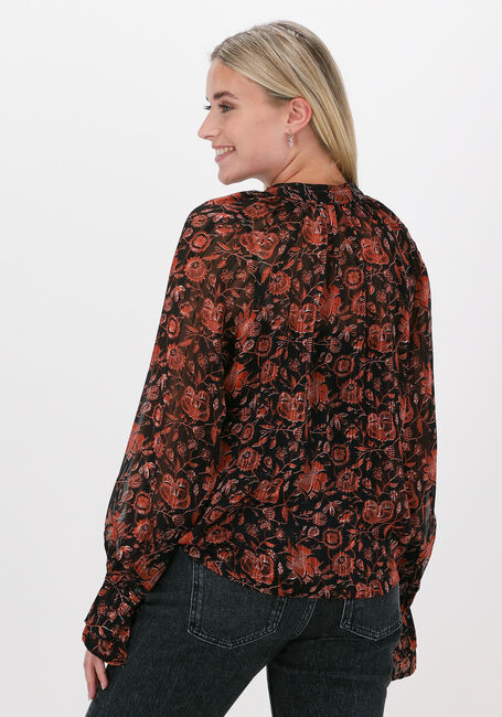 SCOTCH & SODA Blouse PRINTED SHEER RECYCLED POLYEST en rouge - large