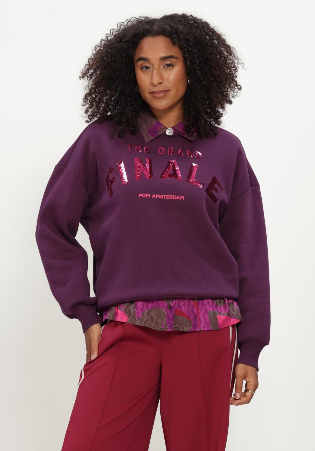 POM AMSTERDAM Pull SOPHIE THE GRAND FINALE en violet - large