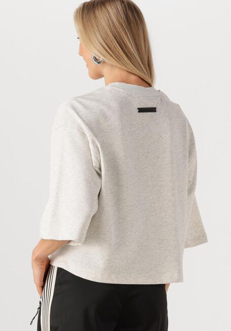 HAUTE L'AMITIÉ Haut HLT SS LOGO SWEAT Gris clair - large