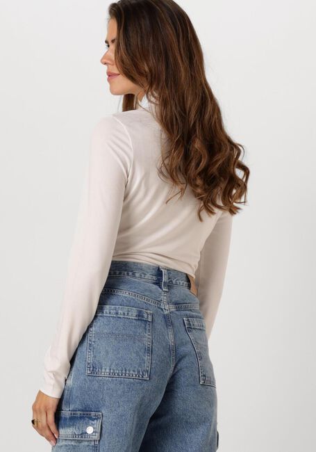 Witte TOMMY JEANS Coltrui TJW SLIM BADGE MOCKNECK - large