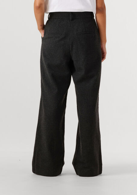 Donkergrijze MSCH COPENHAGEN Wijde broek MSCHSEBA HW PANTS - large