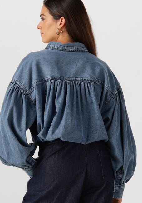 BY-BAR SARAH SHORT DENIM BLOUSE Blouses en bleu - large