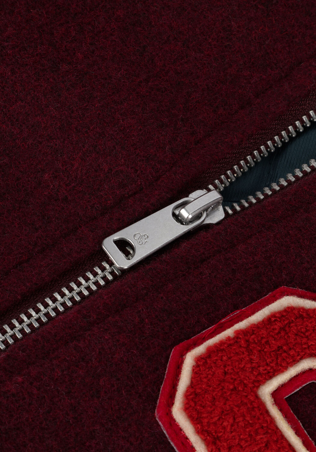 SCOTCH & SODA Jack VARSITY JACKET IN WOOL BLEND Bordeaux - large