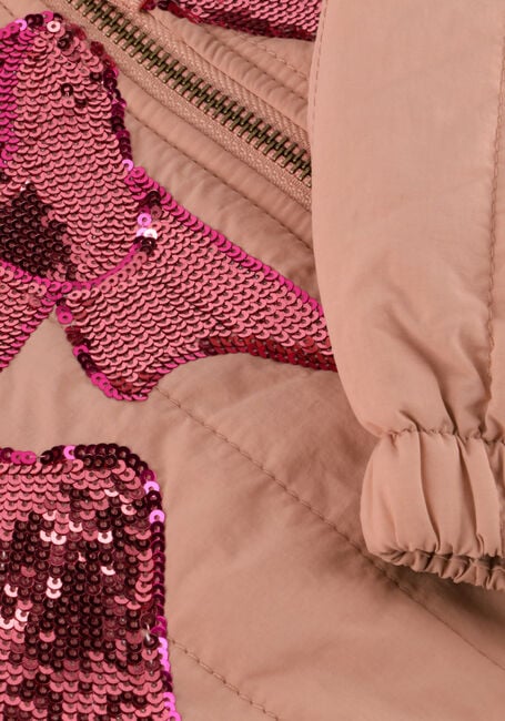 KONGES SLOJD Veste matelassé JUNO SEQUIN BOMBER JACKET Rose clair - large