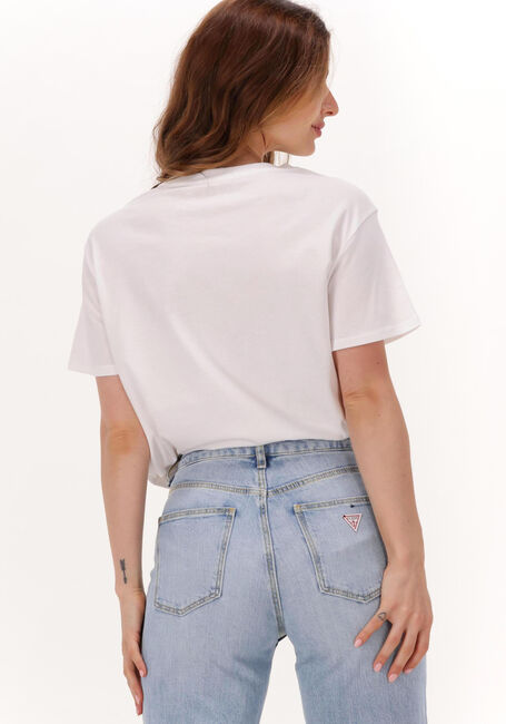 GUESS T-shirt SS RAINBOW STREET TEE en blanc - large