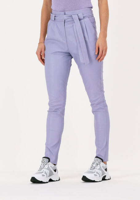 IBANA Pantalon PAULA STRETCH LEATHER Lilas - large