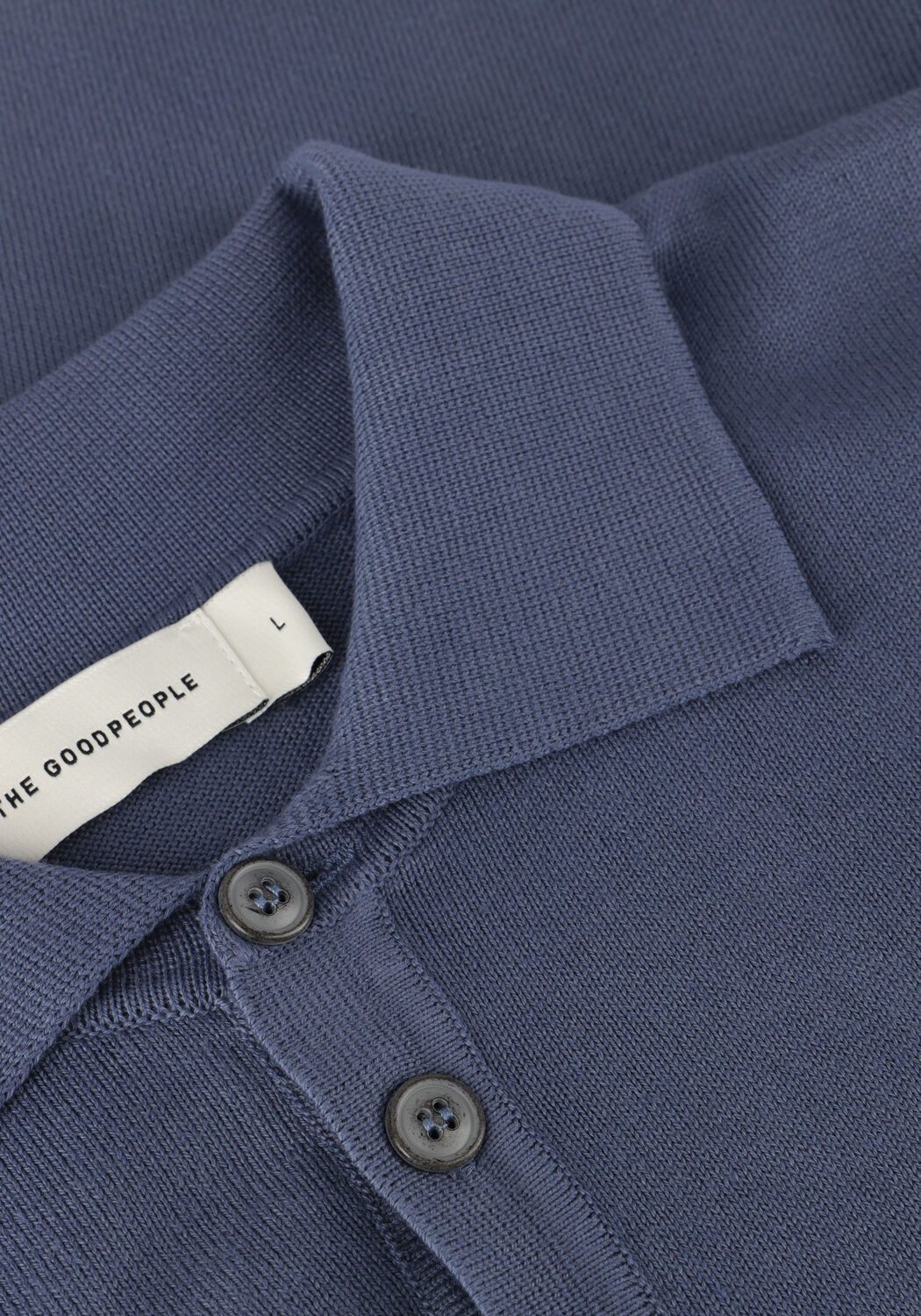 THE GOODPEOPLE Polo KAI Bleu clair - large